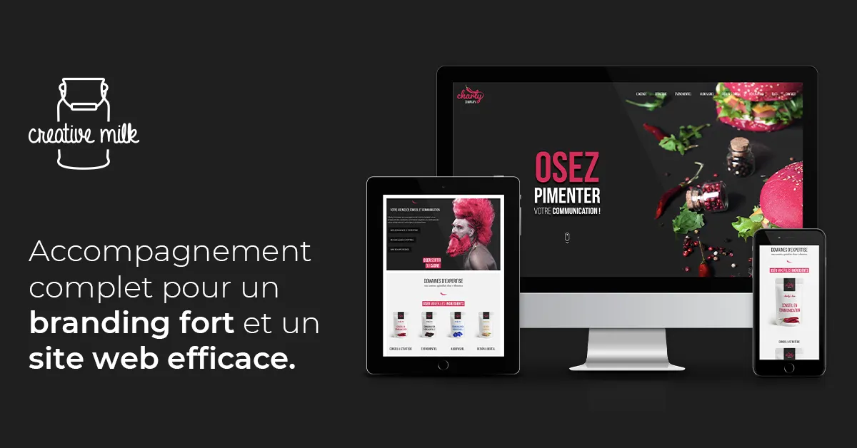 Branding, site web efficace